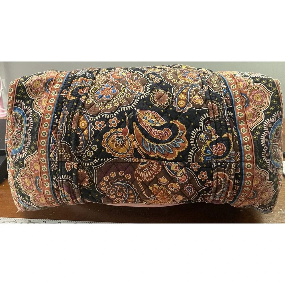 Vera Bradley Retired KENSINGTON Large Tote Overnight Vaca Duffle Bag 16x9x9